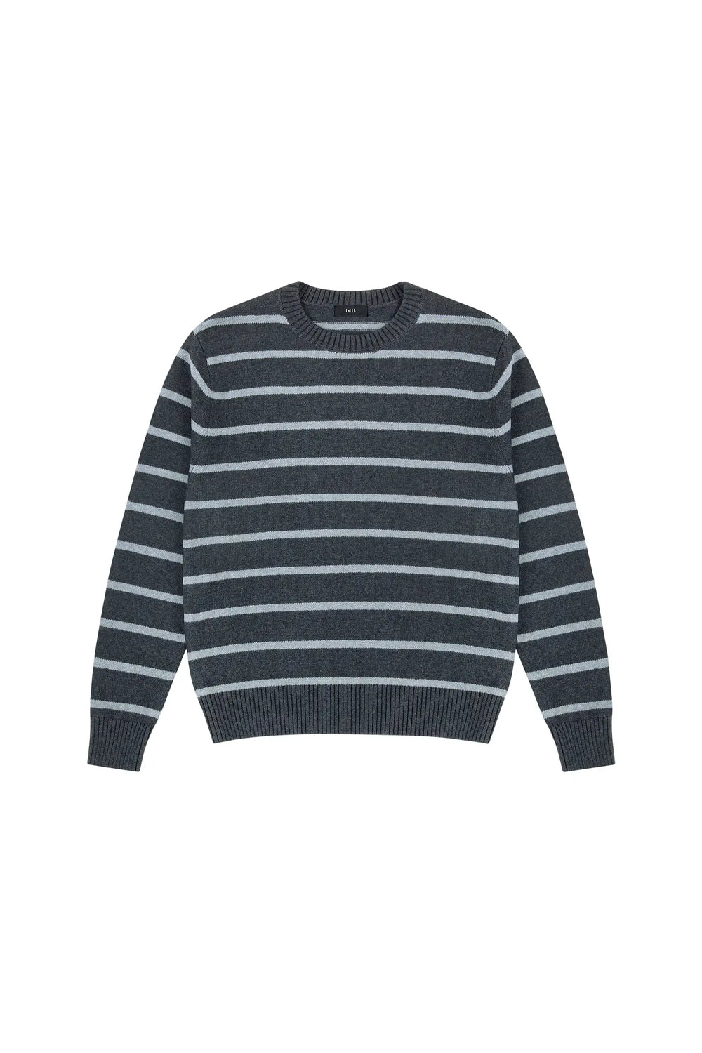 Relaxed Striped Knit Sweater