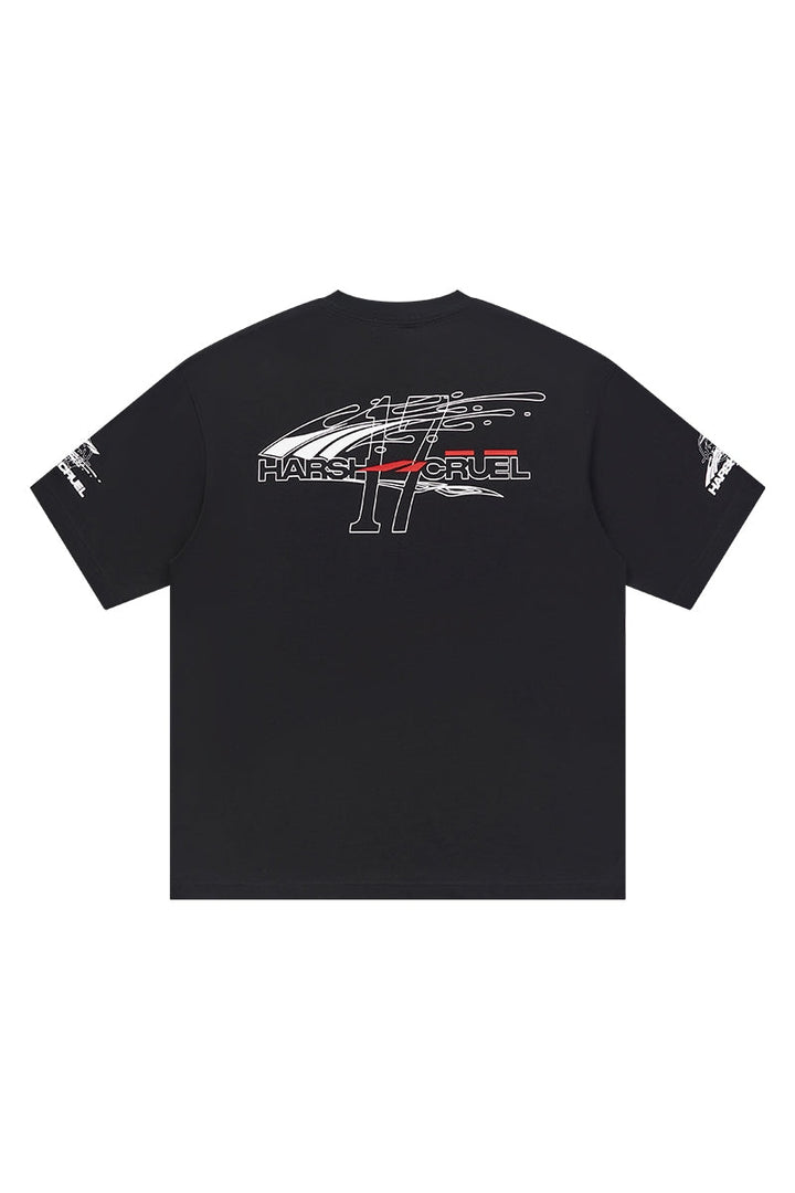 Racing Liquid Printed Tee