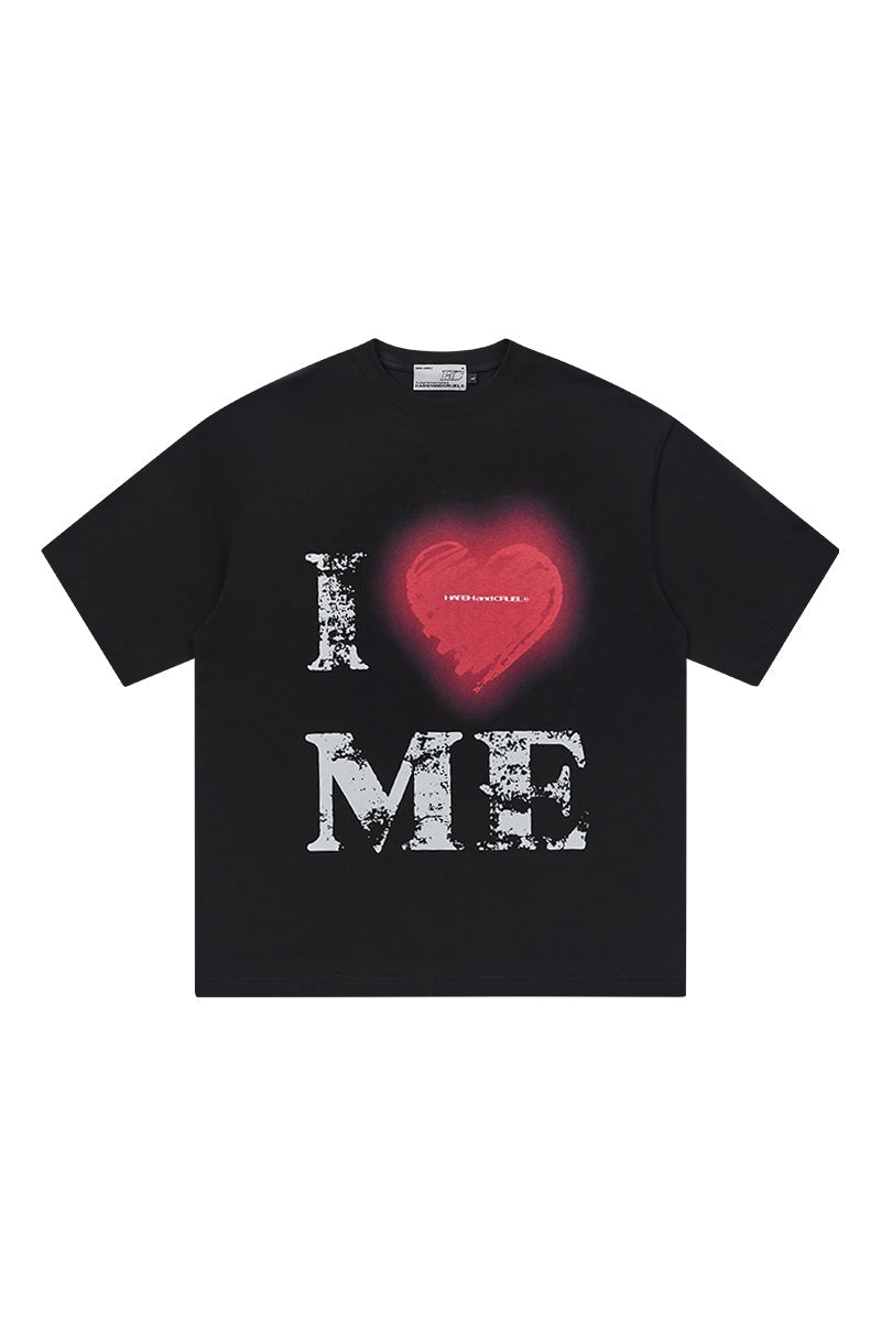 Heart Print Heavyweight Tee