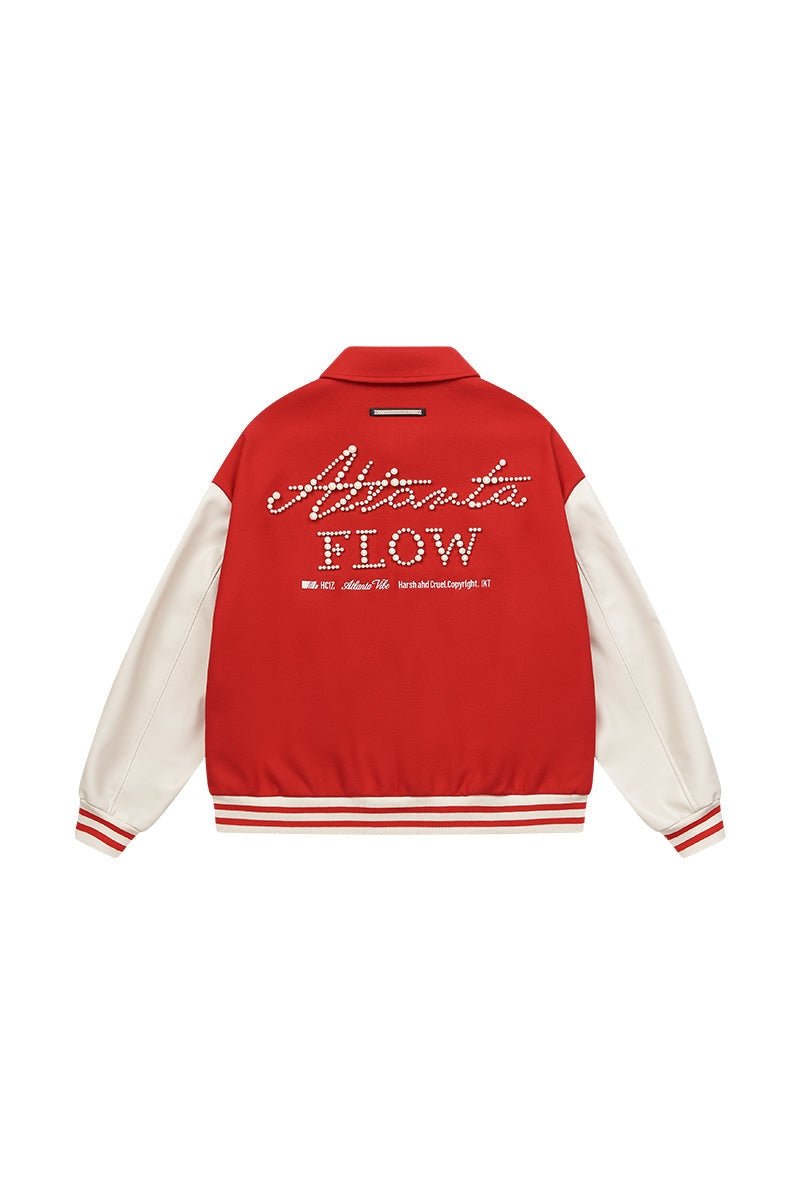 Pearl Embroidered Varsity Jacket – Copping Zone