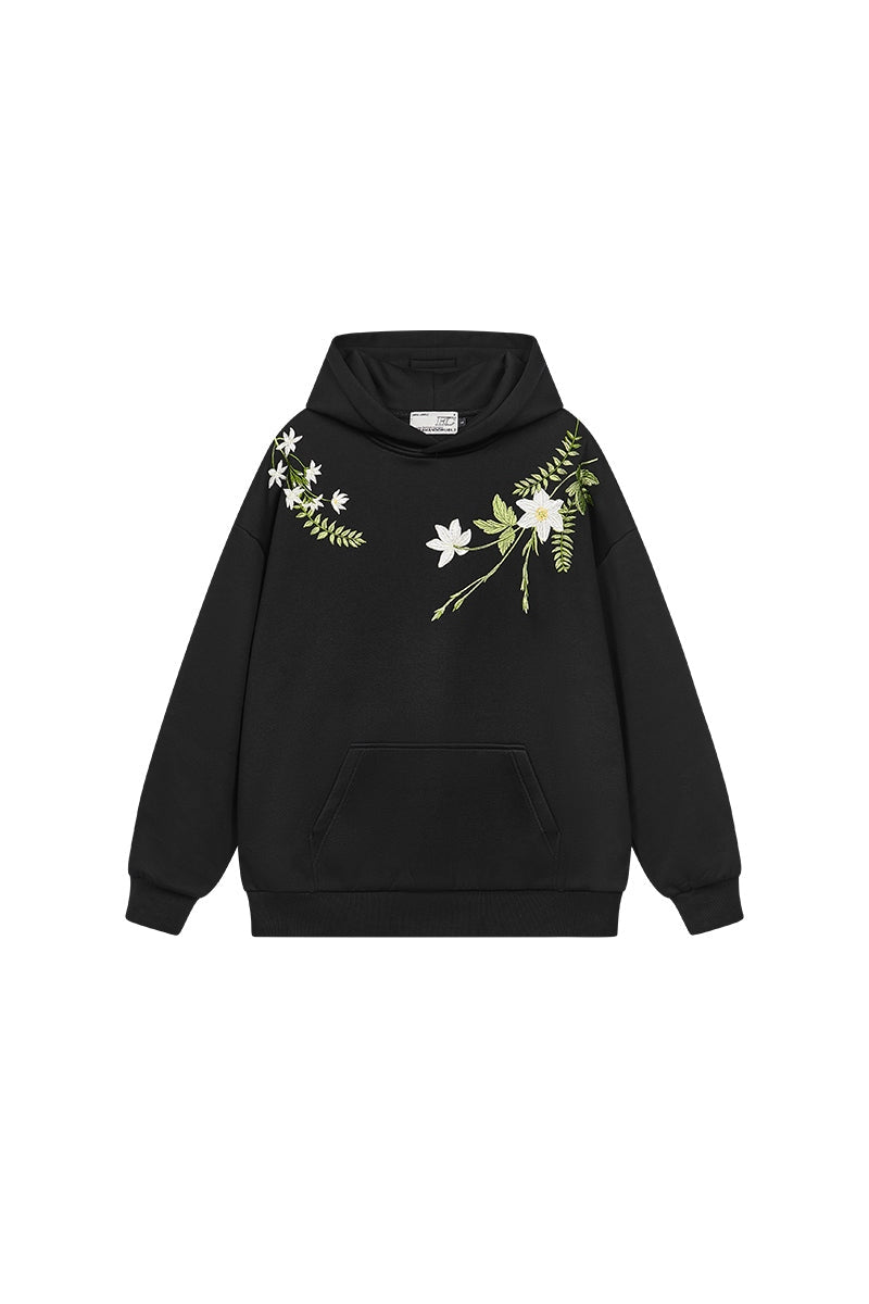 Brenches Embroidered Oversized Hoodie