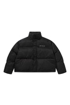 Embroidered Logo Stand Up Collar Down Jacket