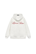 Cursive Embroidered Hoodie