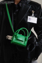 Minimal Pu Leather Crossbody Bag