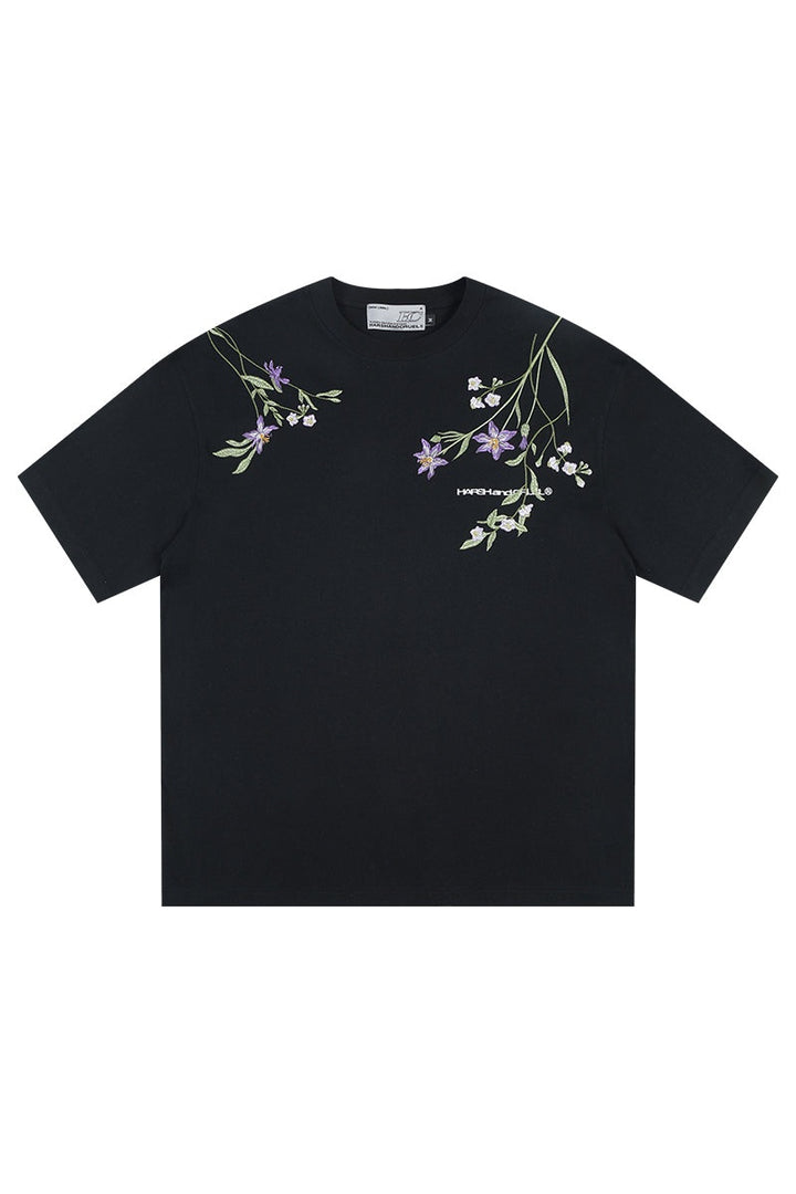 Monet Garden Embroidered Tee