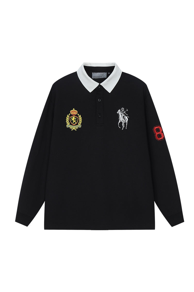 Vintage Embroidered Polo Shirt