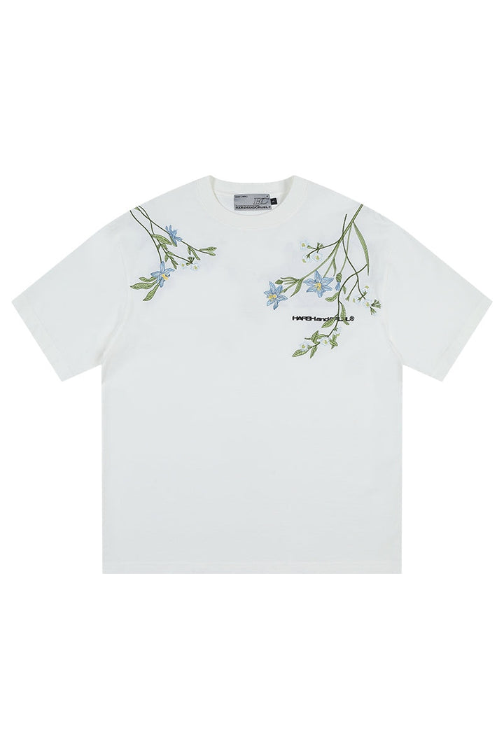 Monet Garden Embroidered Tee