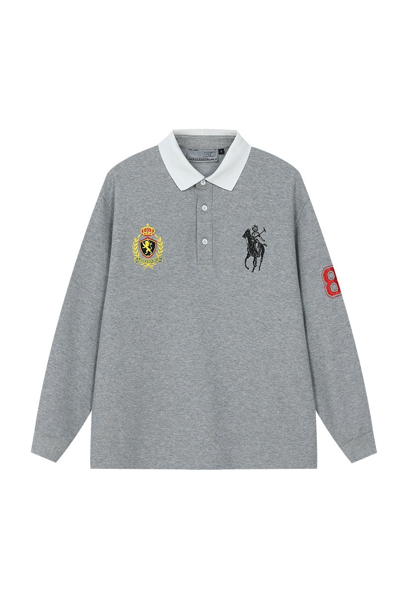 Vintage Embroidered Polo Shirt