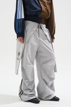 Pleated Utility Track Pants