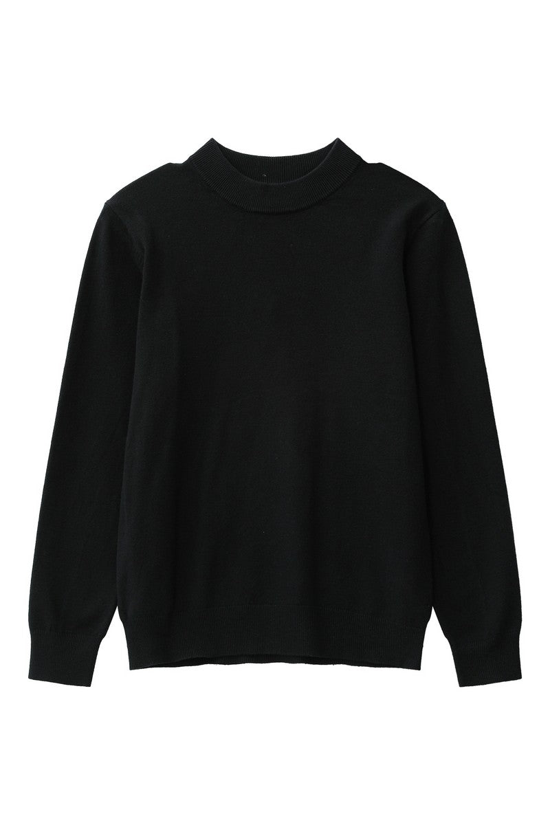 Modal Blend Slim Fit Knit Sweater