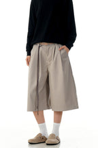 Apricot Pleated Shorts