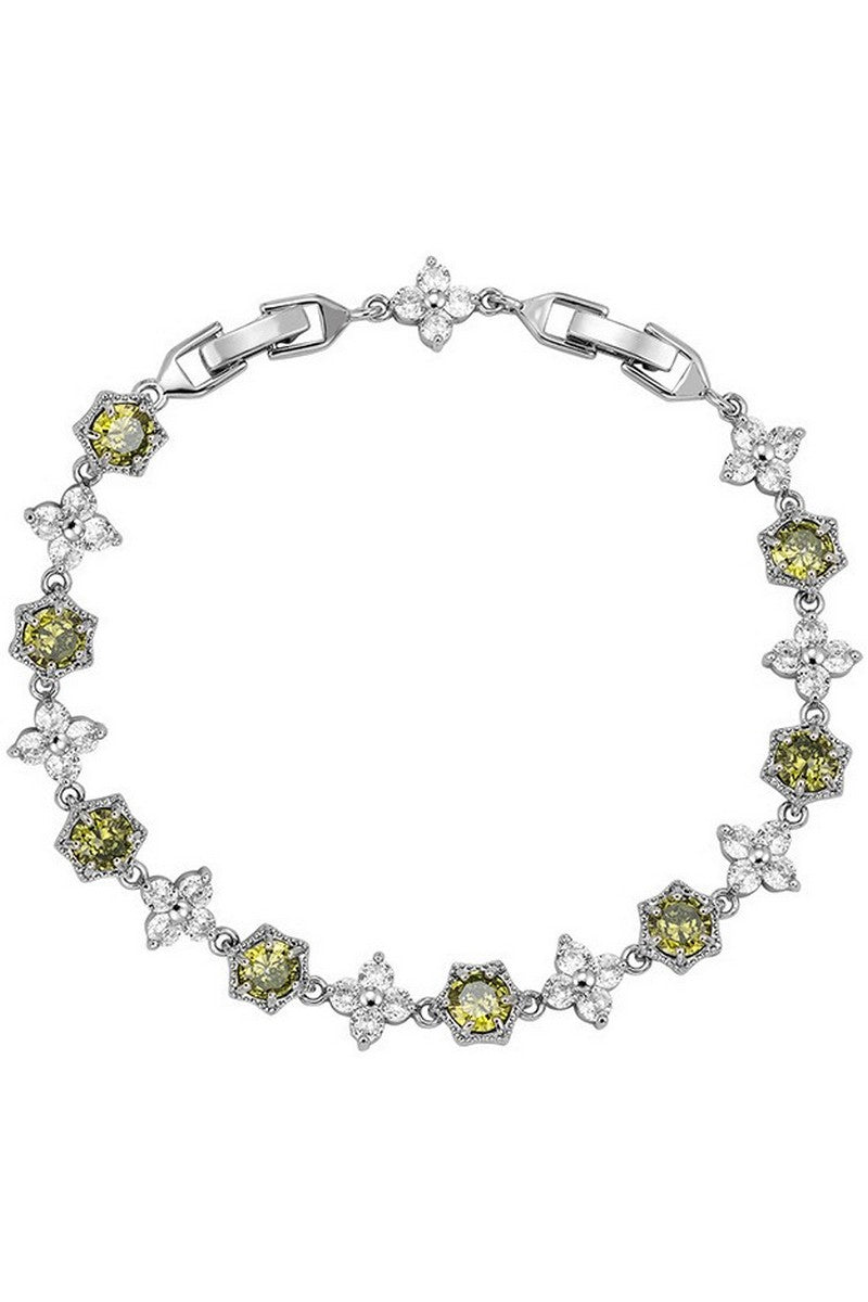 Snowflake Zircon Tennis Bracelet