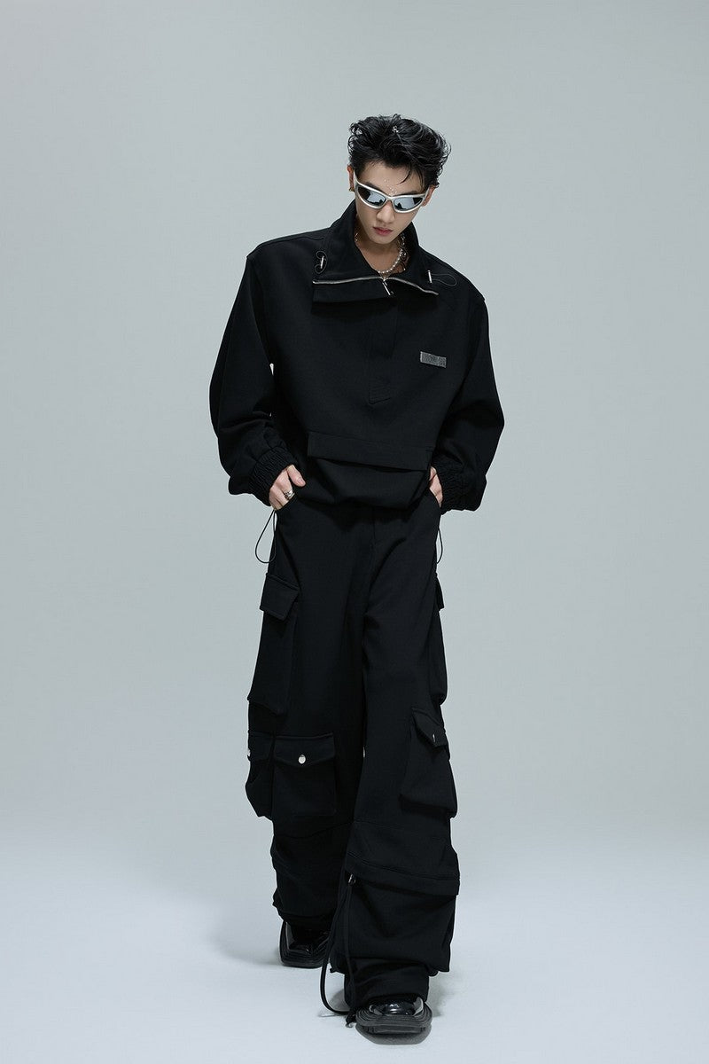 Minimalist Zip Utility Sweatpants