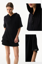 Hooded Polo Tee