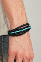 Lava Turquoise Braided Bracelet