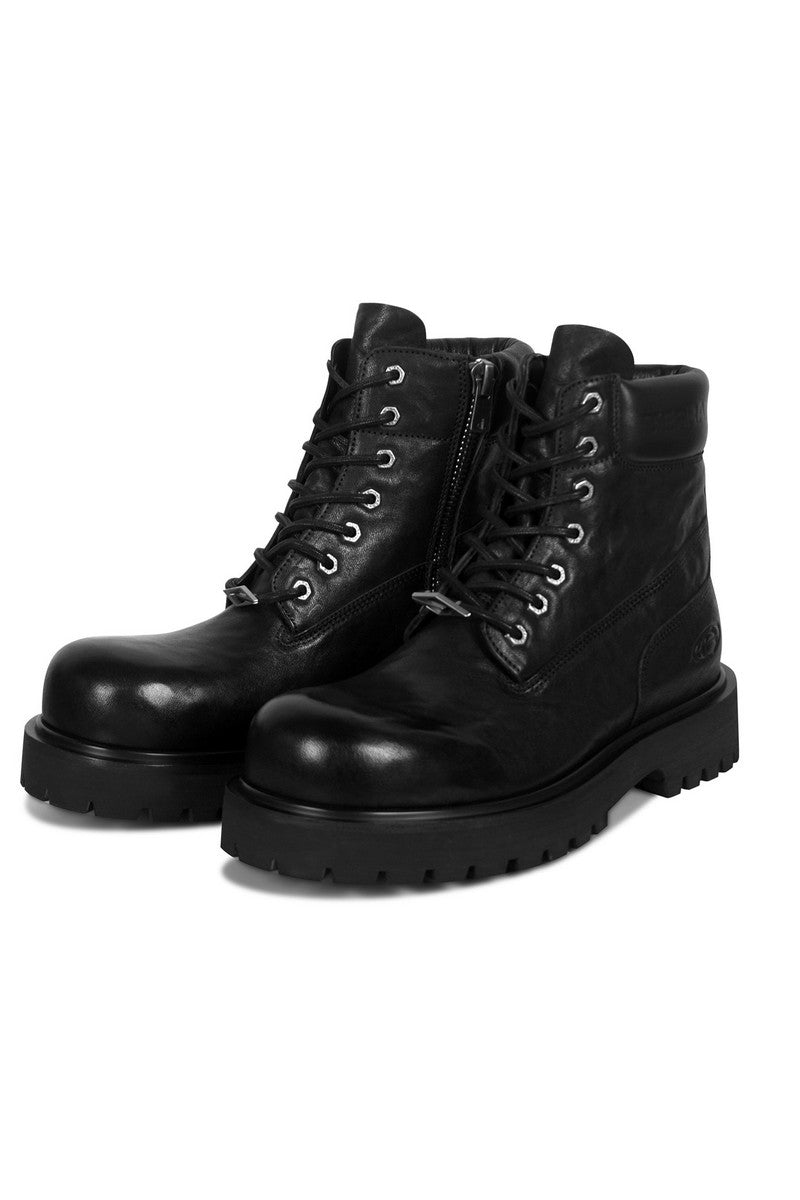Washed Horsehide Work Boots