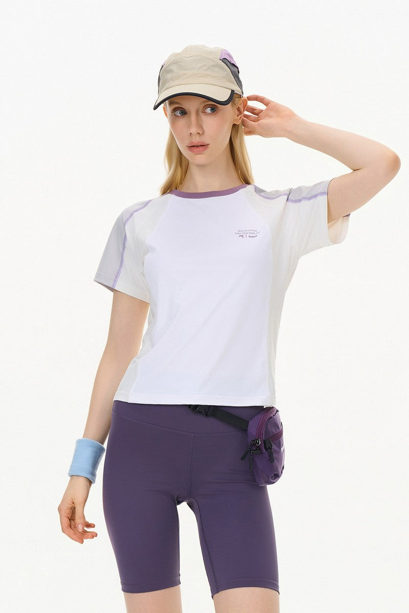 Breathable Wicking Colorblock Tee