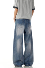 Deconstructed Blue Jeans