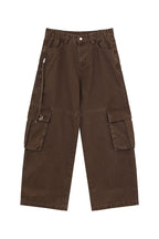 Deconstructed Cargo Denim Jeans