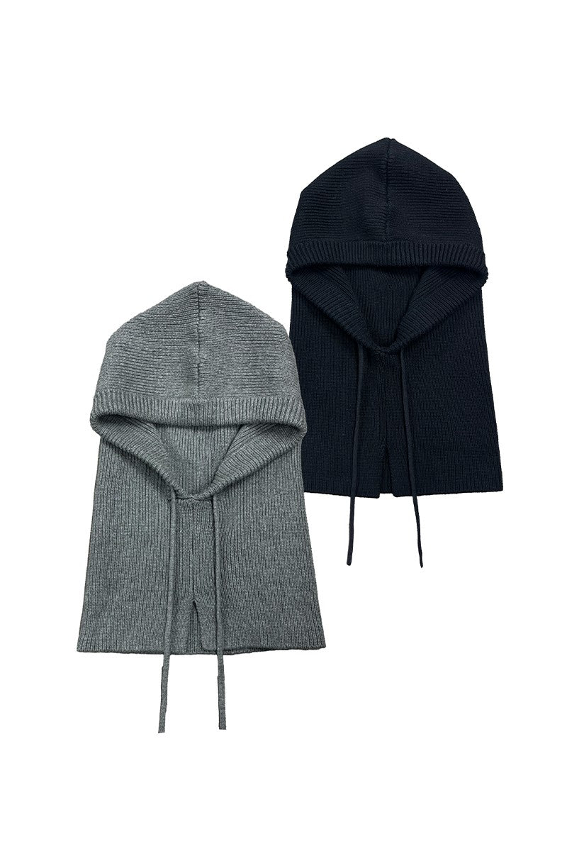 Drawstring Fleece Balaclava Hat