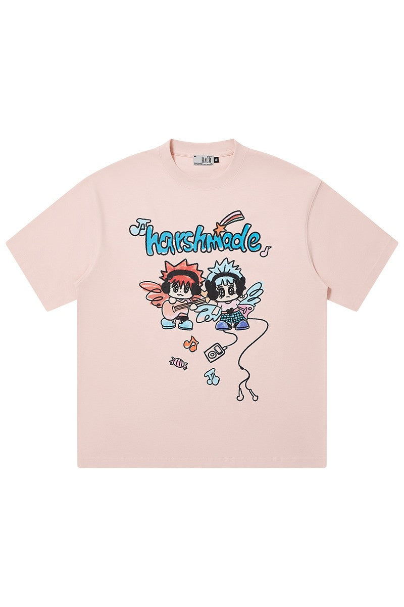 Y2K Graffiti Girl Tee