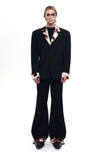 Cow Print Layered Blazer