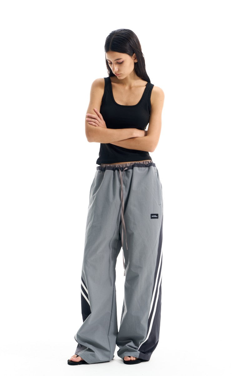 Striped Drawstring Track Pants