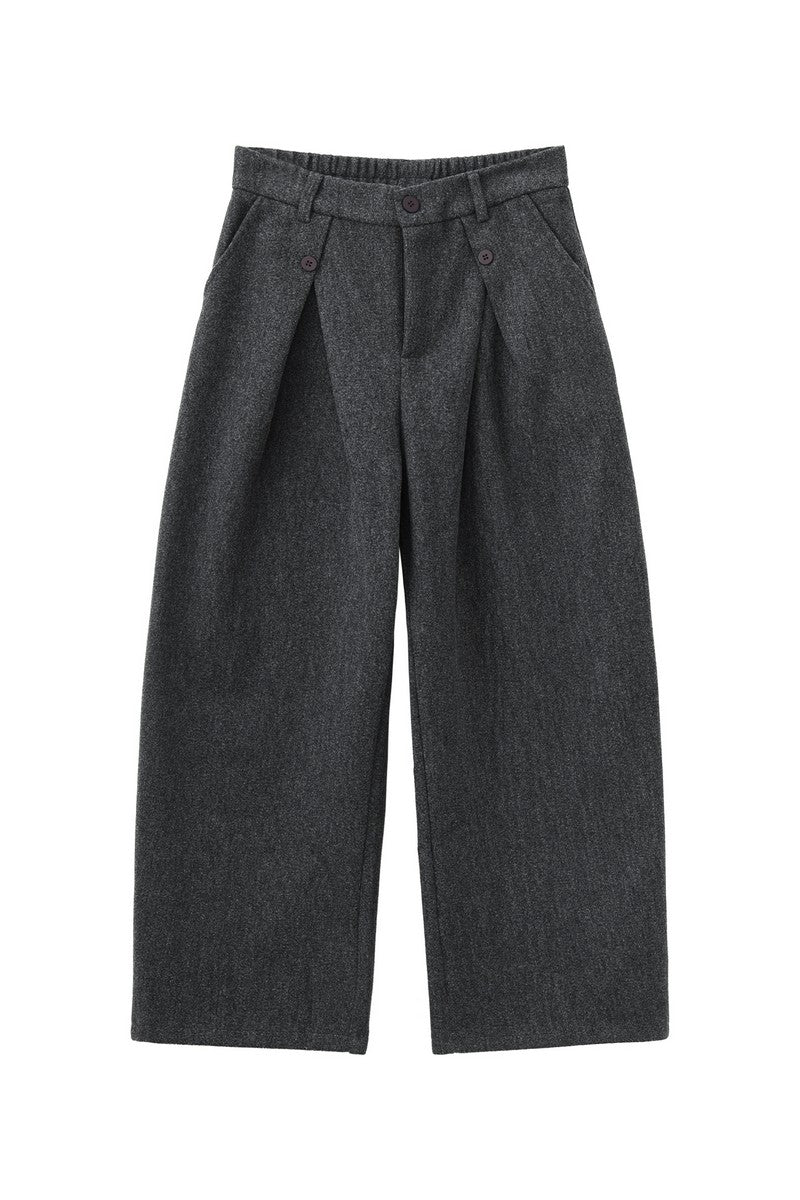Vintage Wool Wide Leg Trousers