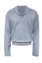 Seagull Collar Knit Sweater