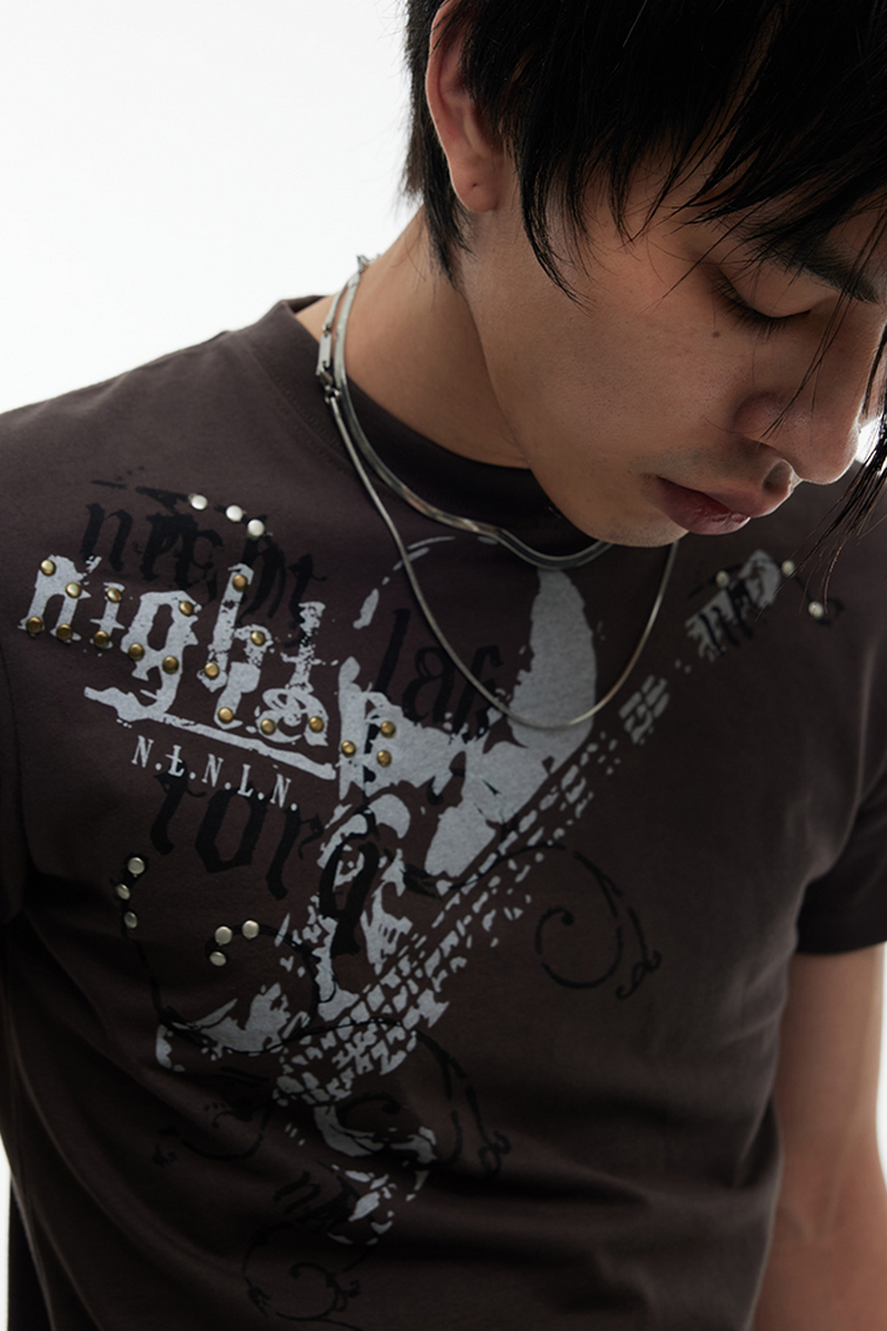 Rock Skull Fitted Tee