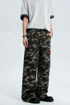 Camo Straight Leg Pants