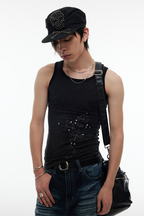 Baroque Cross Stretch Tank