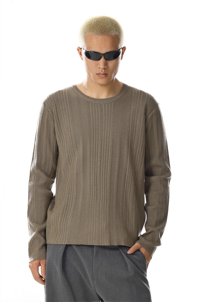 Textured Knit Base Tee