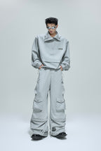 Minimalist Zip Utility Sweatpants
