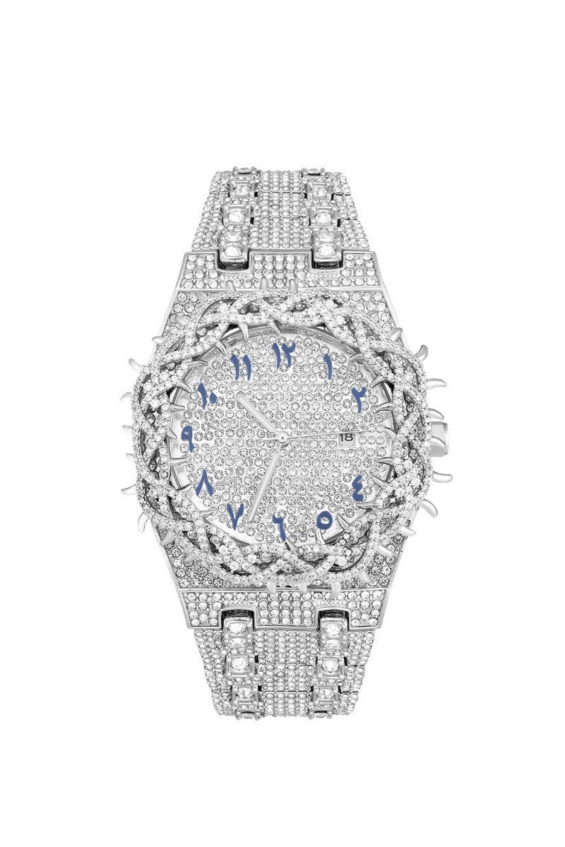 Iced Skull Barrel Watch