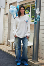 Plush Dog Embroidery Tee