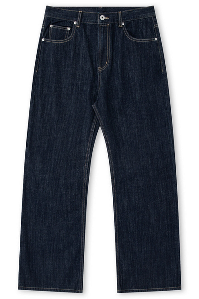 Japanese Raw Denim Straight-Leg Flare Jeans - Evi Stub – Copping Zone