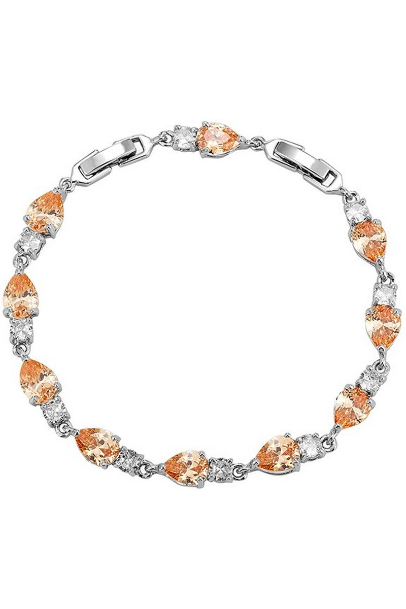 Iridescent Gem Tennis Bracelet