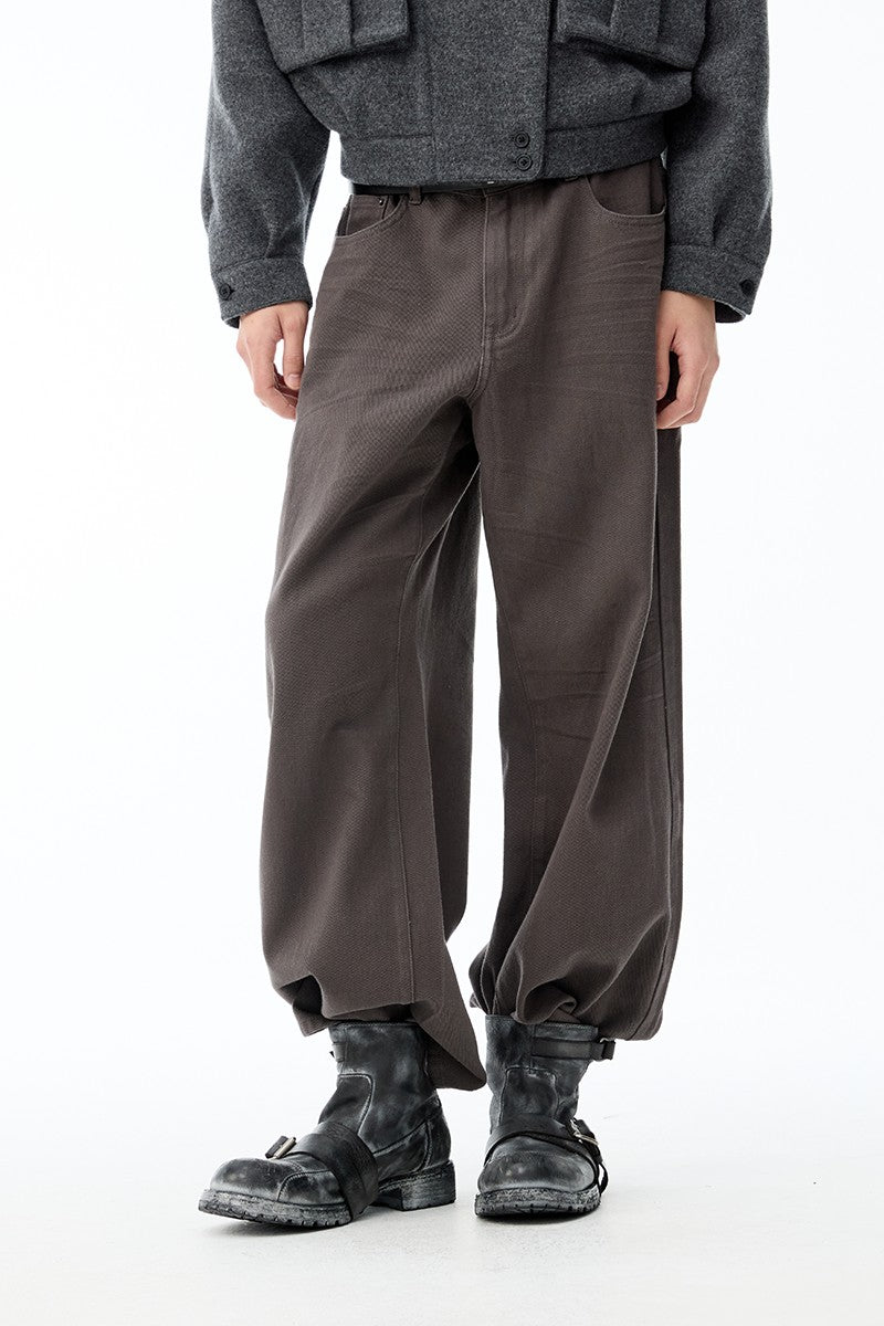 Frosted Lace-Up Engineer Boots