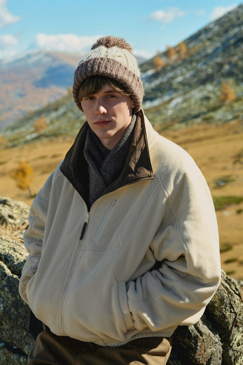 Reversible Fleece Utility Jacket