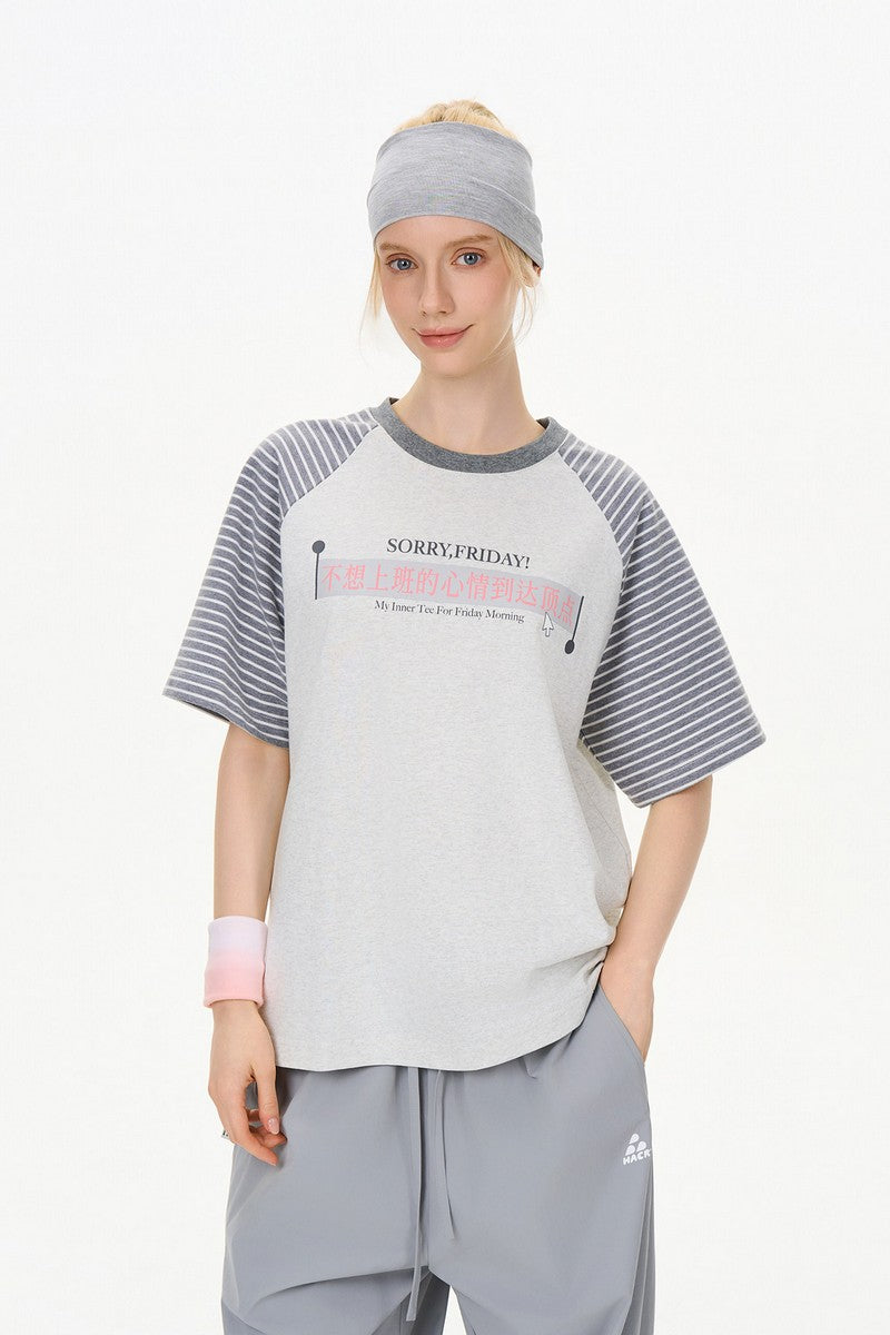 Slogan Sorona Cool Raglan Tee