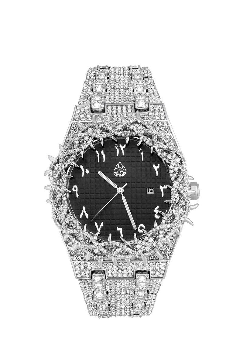 Iced Skull Barrel Watch