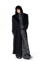 Fur Collar Double Breasted Overcoat