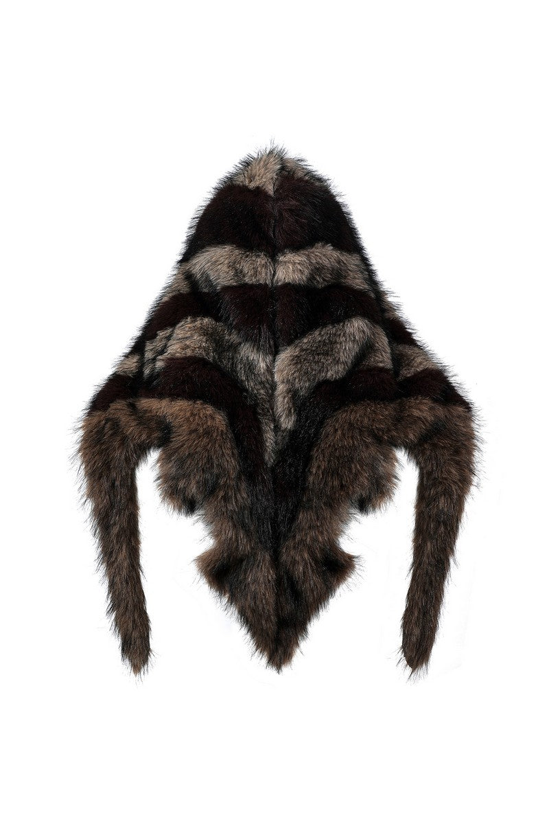 Faux Mink Trapper Hat