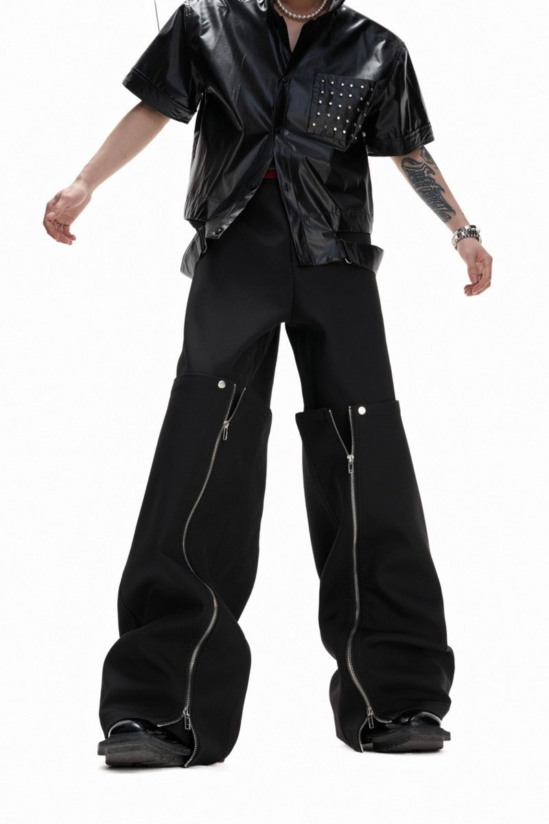 Deconstructed Layered Utility Pants