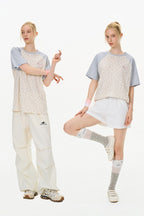 Floral Draped Raglan Tee