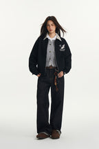 Butterfly Patchwork Collar Jacket