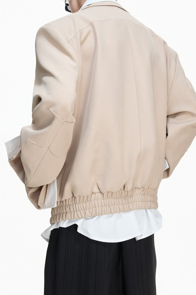 Tencel Layered Shirt Jacket