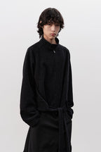 Laced Raglan Harrington Jacket