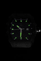 Frosted Gold Barrel Watch